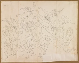 (Detail) Der Sturz der rebellischen Engel